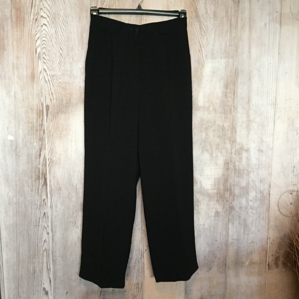 Liz Claiborne Triacetate/Poly Wide Leg Pants 8